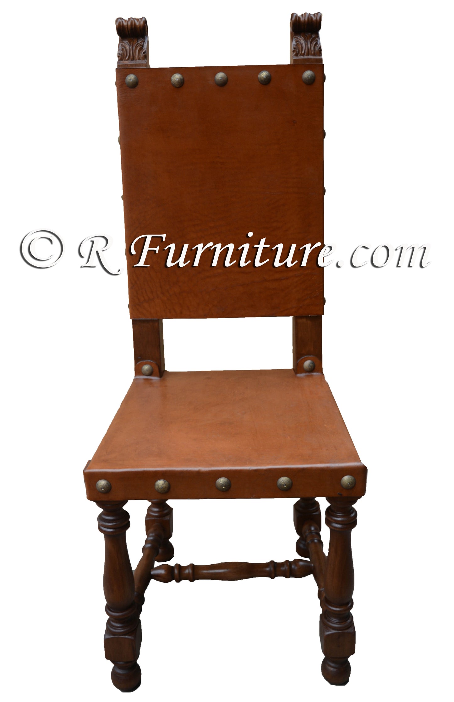 Italian friar side chair, made in Peru - italian revival furniture, spanish style furniture