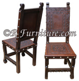 spanish revival chair hand tooled