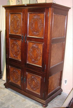 Leather Armoire