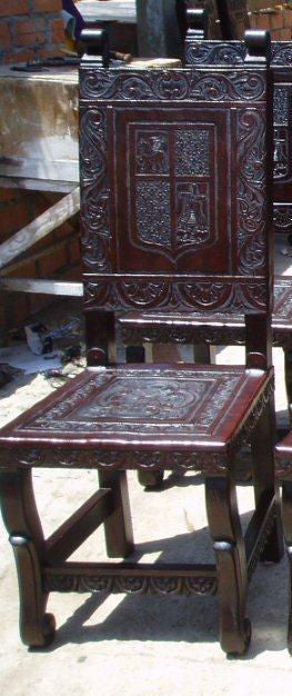 Spanish style - hand tooled leather
