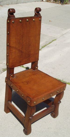 spanish colonial childrens chair - spanish colonial style