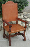 valencia arm chair, leather armchair made in Peru