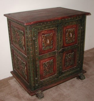 Handcarved wooden Buffet Spanish colonial buffet