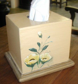 Tissue Box, floral