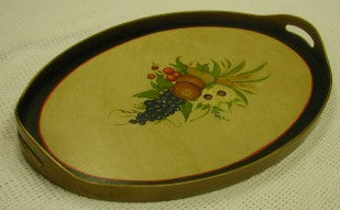 Tray, oval with fruit1