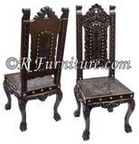italianate chair, italian revival chair, italian renaissance chair