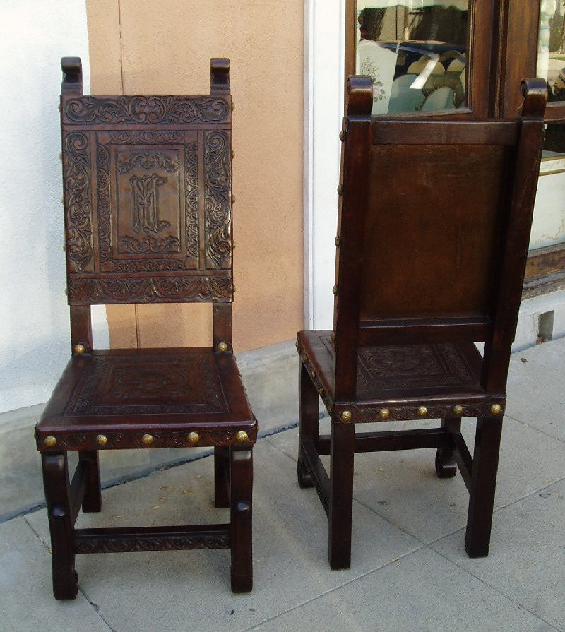 Spanish style - hand tooled leather