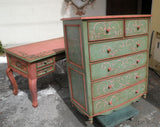 Bow Dresser, Pink Roses and Ribbon