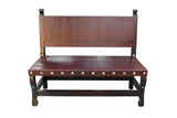 spanish colonial bench, hacienda bench