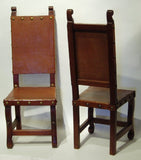 Spanish colonial side chair made in Peru