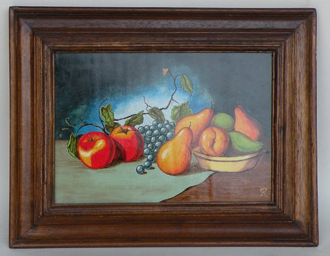 Fruit on Table with Bowl