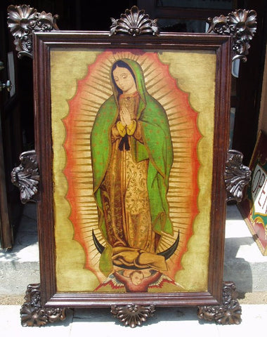 guadalupe painting made in peru