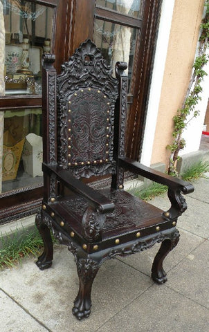 isabellina armchair castle chair throne chair