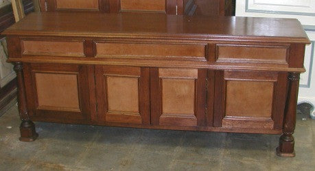 Leather Credenza