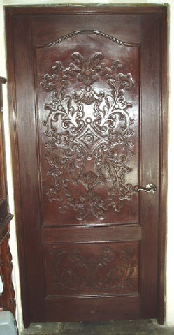 Leather Panel Door