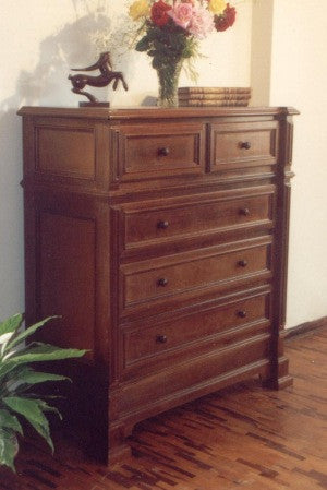 Spanish Colonial Dresser · Leather Panels · Santa Barbara Style · Old World · Handcrafted Peru
