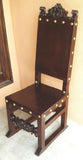 Spanish Friar Dining Leather Side Chair