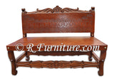 Frair Leather Bench